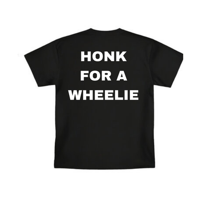 “Honk for a Wheelie” T-Shirt – Premium Cotton E-Moto Streetwear Tee
