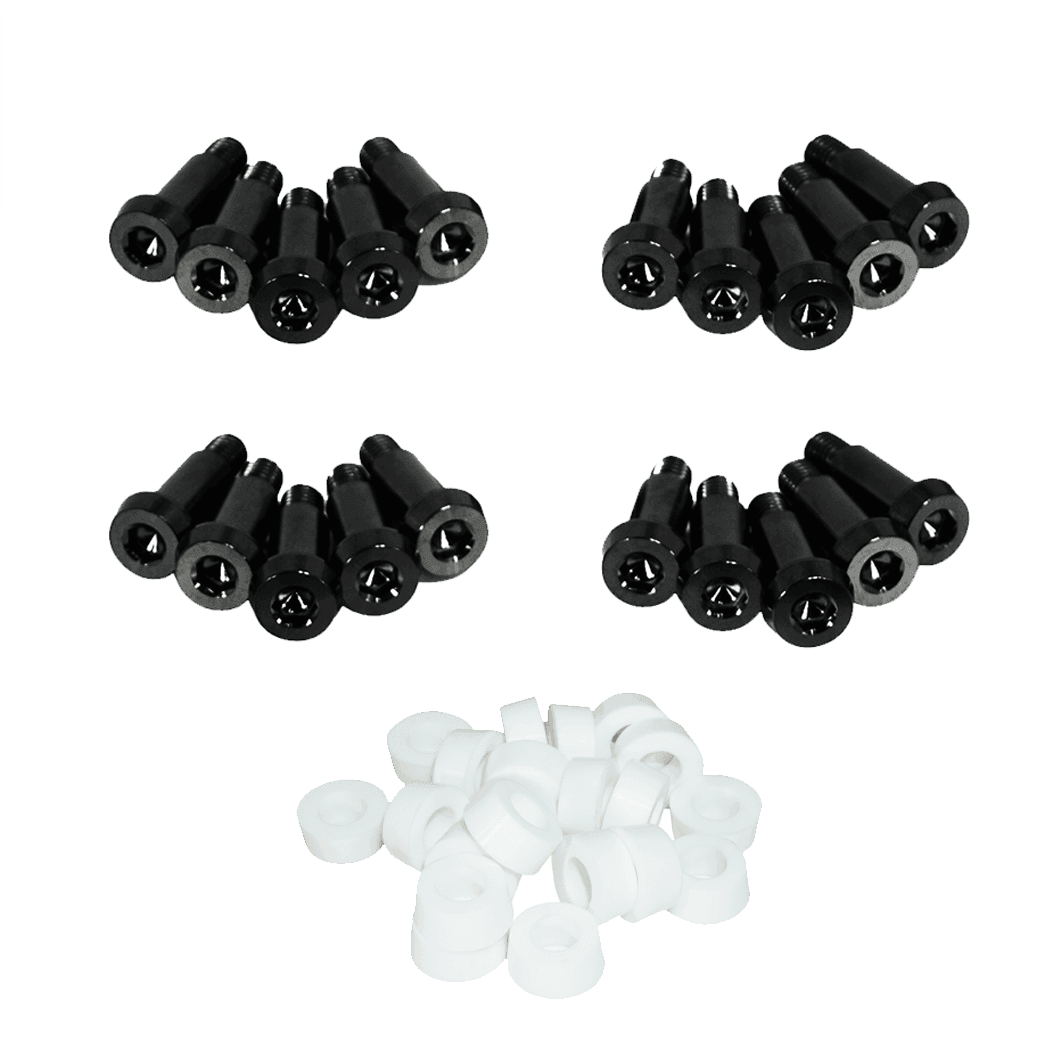 ZSPEC Shoulder-Bolt Timing Covers Fastener Kit for '84-89 Nissan 300zx Z31, Titanium - Howling Moto