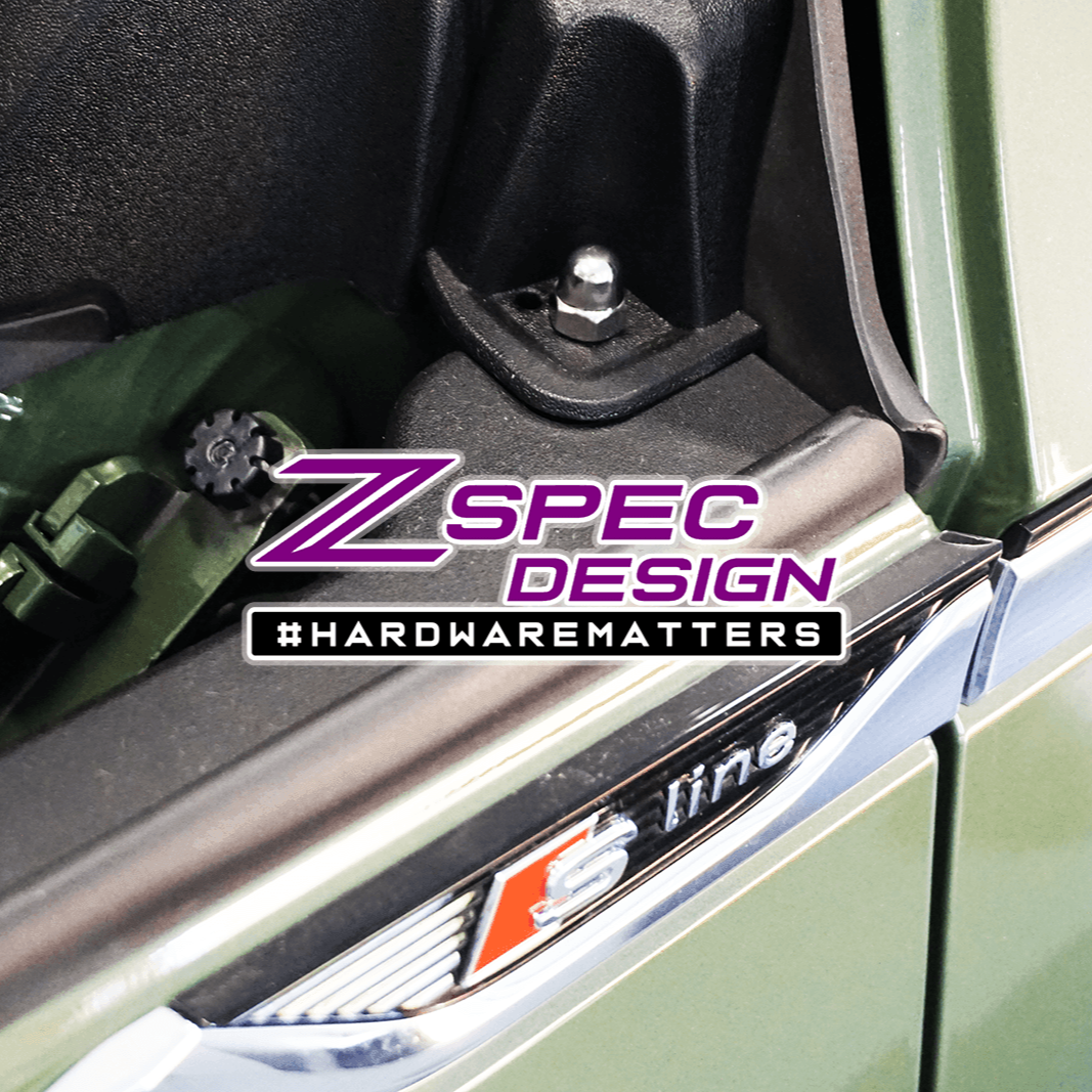 ZSPEC Stage-1 Dress Up Bolts® Fastener Kit for '18-22+ Audi A5 8W6 2.0L, Stainless & Billet - Howling Moto