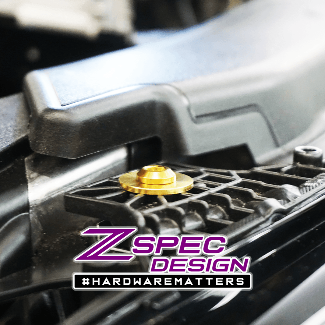 ZSPEC Stage-1 Dress Up Bolts® Fastener Kit for '18-23+ Audi A5 8W6 2.0L, Titanium - Howling Moto