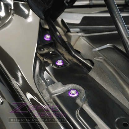 ZSPEC Stage-2 Dress Up Bolts® Fastener Kit for '12-18 Audi A7 4G8 3.0L, Stainless & Billet - Howling Moto