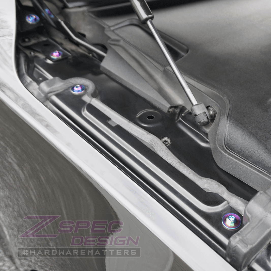 ZSPEC Stage-1 Dress Up Bolts® Fastener Kit for '12-18 Audi A7 4G8 3.0L, Titanium - Howling Moto