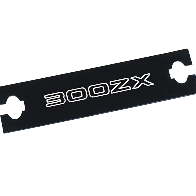 ZSPEC Clock Hole-Cover Plate for '90-99 Nissan 300zx Z32 Stereo Bezels, Laser-Etched - Howling Moto