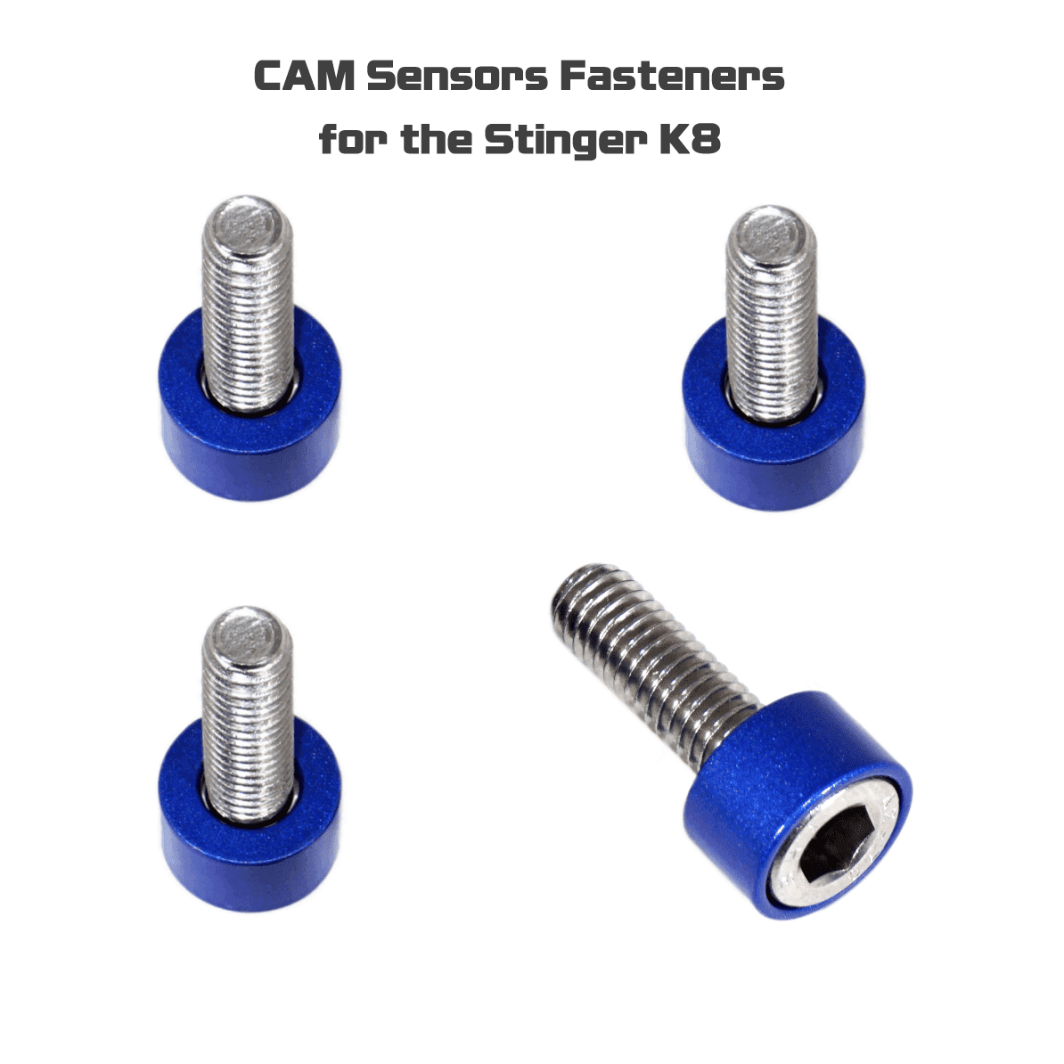 ZSPEC CAM Sensors Fastener Kit for '18+ Stinger GT, Stainless & Billet - Howling Moto