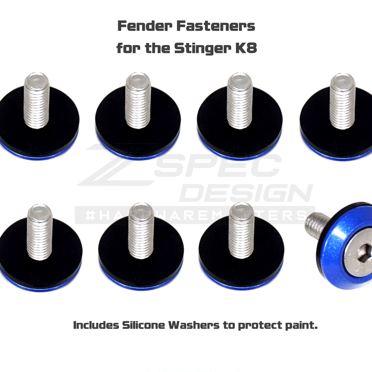 ZSPEC Fenders Fastener Kit for '18+ Stinger GT K8, Stainless & Billet Hardware - Howling Moto