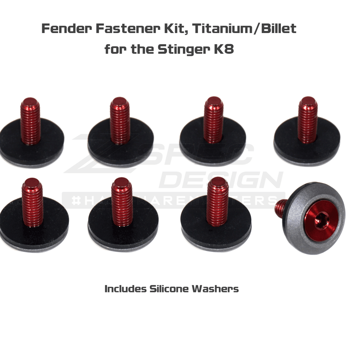 ZSPEC Stage-3 Dress Up Bolts® Fastener Kit for '18+ Stinger GT, Titanium & Billet - Howling Moto