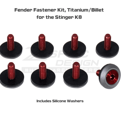 ZSPEC Stage-3 Dress Up Bolts® Fastener Kit for '18+ Stinger GT, Titanium & Billet - Howling Moto