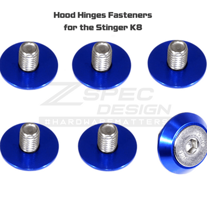 ZSPEC Stage-3 Dress Up Bolts® Fastener Kit for '18+ Kia Stinger GT K8, Stainless & Billet - Howling Moto