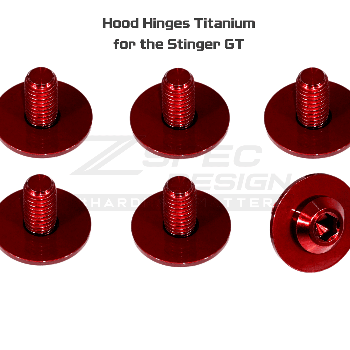 ZSPEC Stage-3 Dress Up Bolts® Fastener Kit for '18+ Stinger GT, Titanium & Billet - Howling Moto