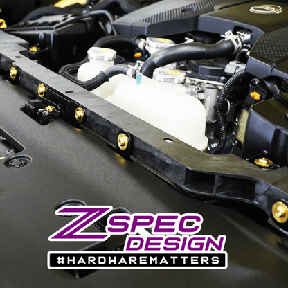 ZSPEC Stage-2 Dress Up Bolts® Hardware Kit for Nissan Z RZ34, Titanium - Howling Moto