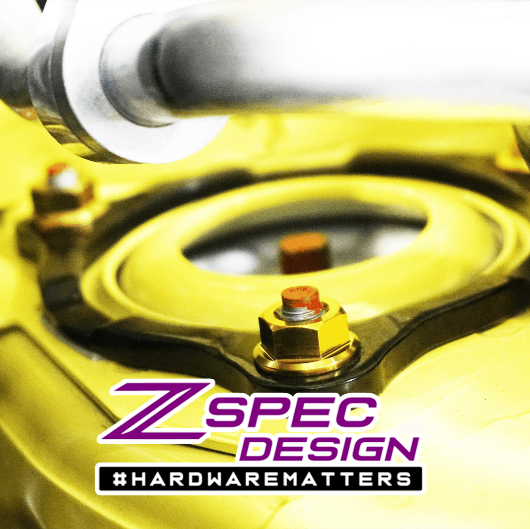 ZSPEC Stage-2 Dress Up Bolts® Hardware Kit for Nissan Z RZ34, Titanium - Howling Moto