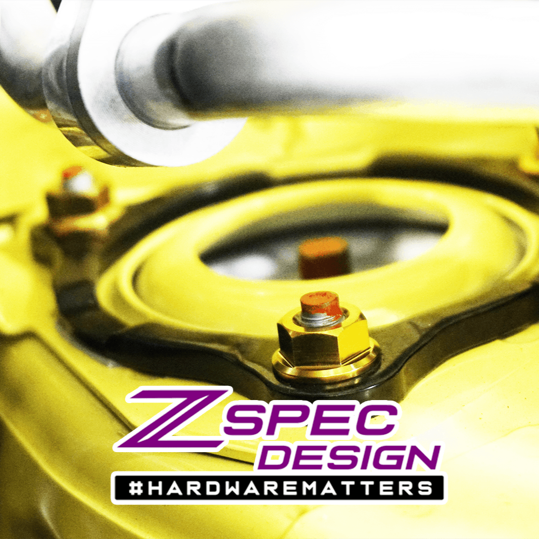 ZSPEC Stage-1 Dress Up Bolts® Hardware Kit for Nissan Z RZ34, Titanium - Howling Moto