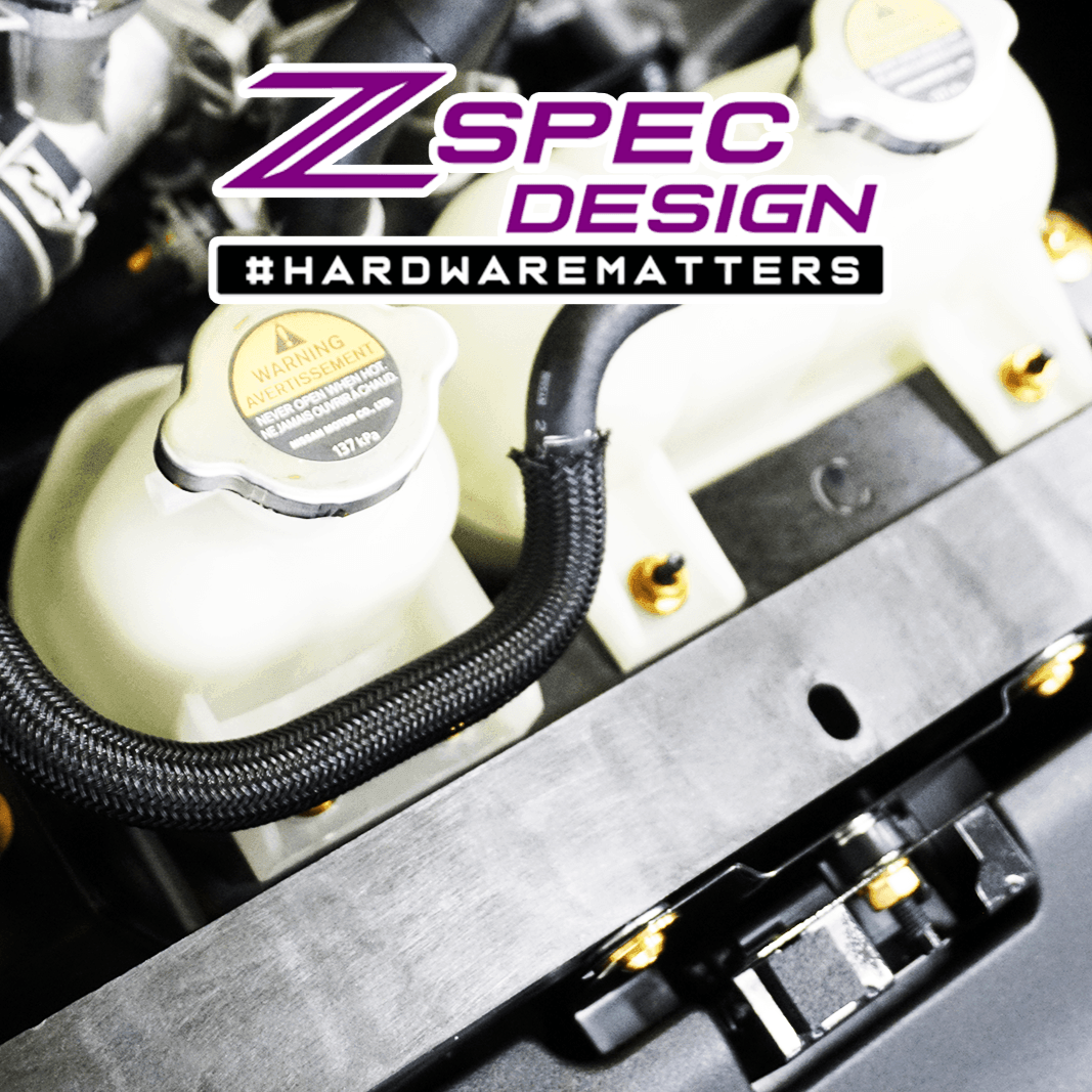ZSPEC Stage-1 Dress Up Bolts® Hardware Kit for Nissan Z RZ34, Titanium - Howling Moto