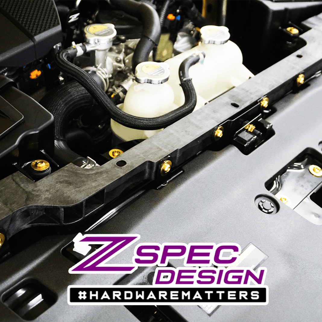 ZSPEC Stage-2 Dress Up Bolts® Hardware Kit for Nissan Z RZ34, Titanium - Howling Moto