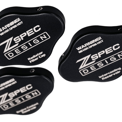 ZSPEC Fluid Reservoir Cap Covers Set for '23+ Nissan Z RZ34, Billet, 3 Caps - Howling Moto
