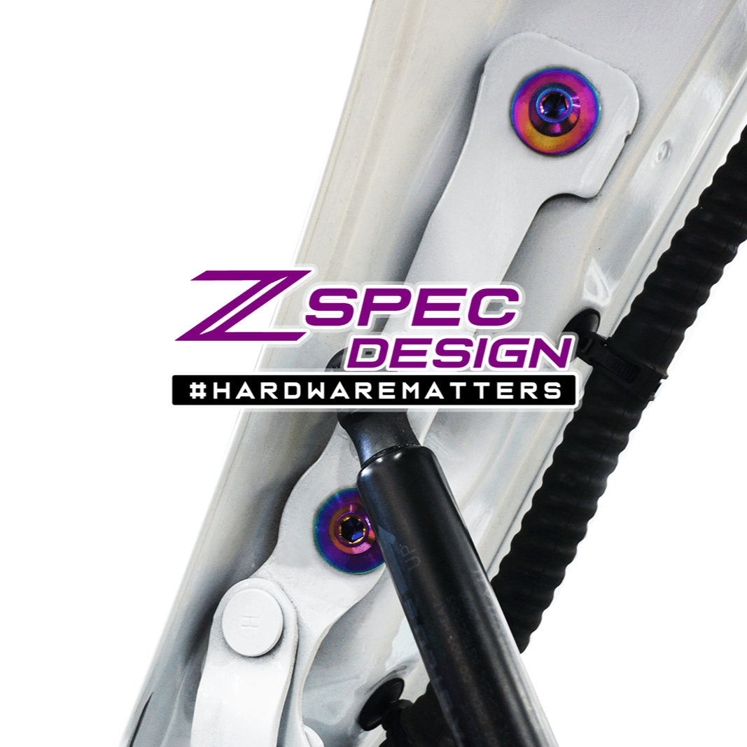 ZSPEC Stage-2 Dress Up Bolts® Fastener Kit for the Tesla Model 3, Grade-5 Titanium - Howling Moto