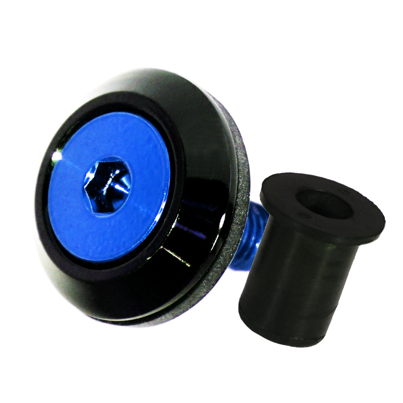 ZSPEC Low-Profile Body Kit Fastener, M5x20mm w/ WELL NUT, Titanium & Billet, Per Each - Howling Moto