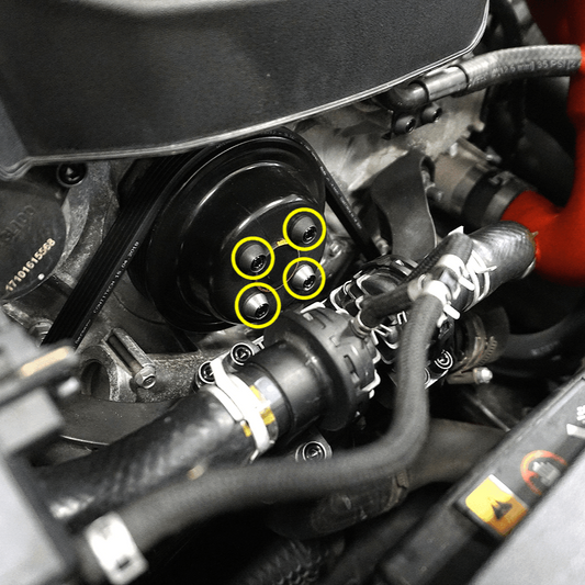 ZSPEC Upper-Pulley Fastener Kit for '18+ Stinger GT, Titanium & Billet - Howling Moto