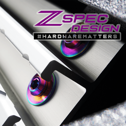 ZSPEC Utili-Track Sides & Rear Fastener Kit for '05+ Nissan Frontier D40/D41, Titanium - Howling Moto