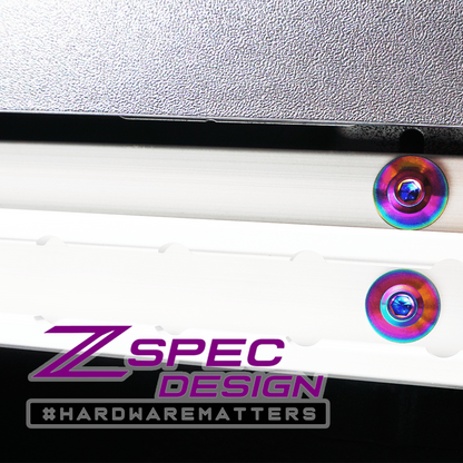 ZSPEC Utili-Track Sides & Rear Fastener Kit for '05+ Nissan Frontier D40/D41, Titanium - Howling Moto