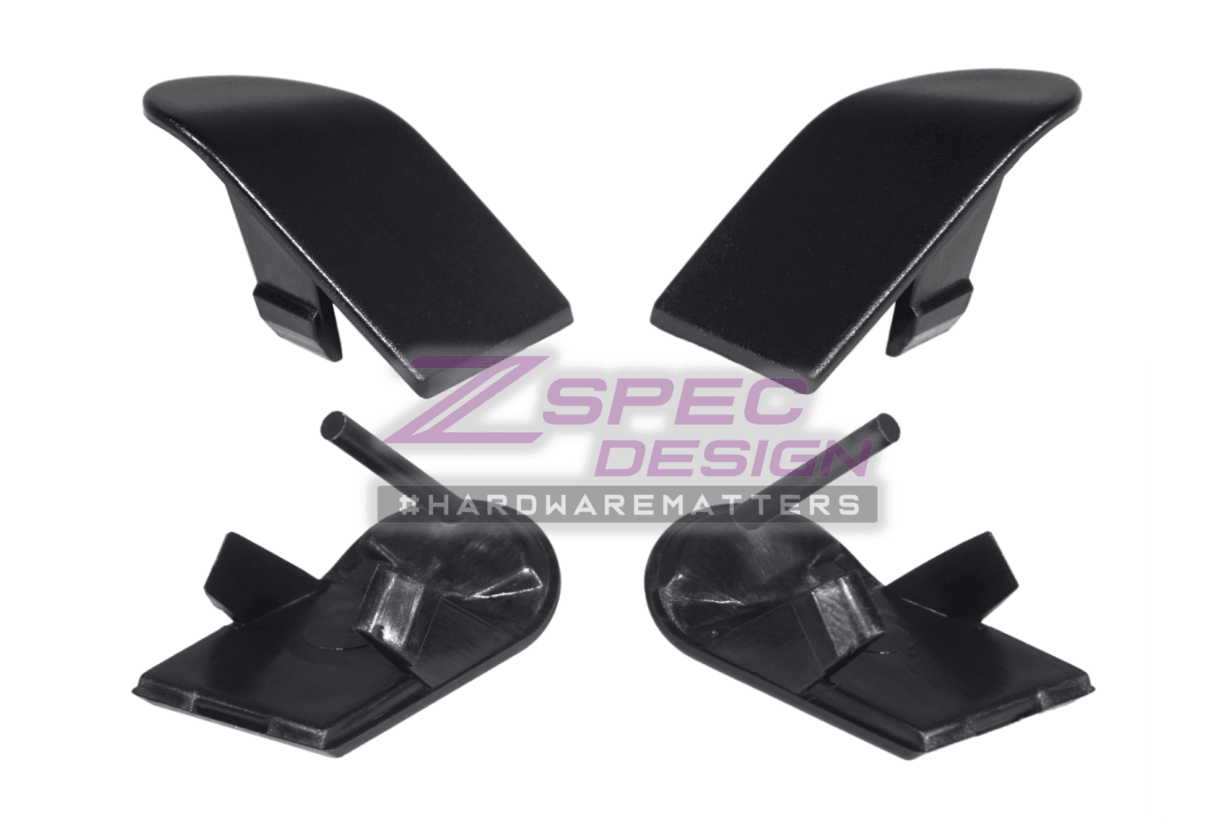ZSPEC LHD Radio Bezel Top Screw Cover for '90-96 Nissan 300ZX, Left/Right Pair - Howling Moto