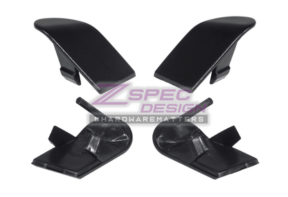 ZSPEC LHD Radio Bezel Top Screw Cover for '90-96 Nissan 300ZX, Left/Right Pair - Howling Moto