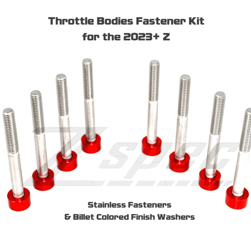 ZSPEC Throttle Bodies Fastener Kit for '23+ Nissan Z RZ34, Stainless & Billet - Howling Moto