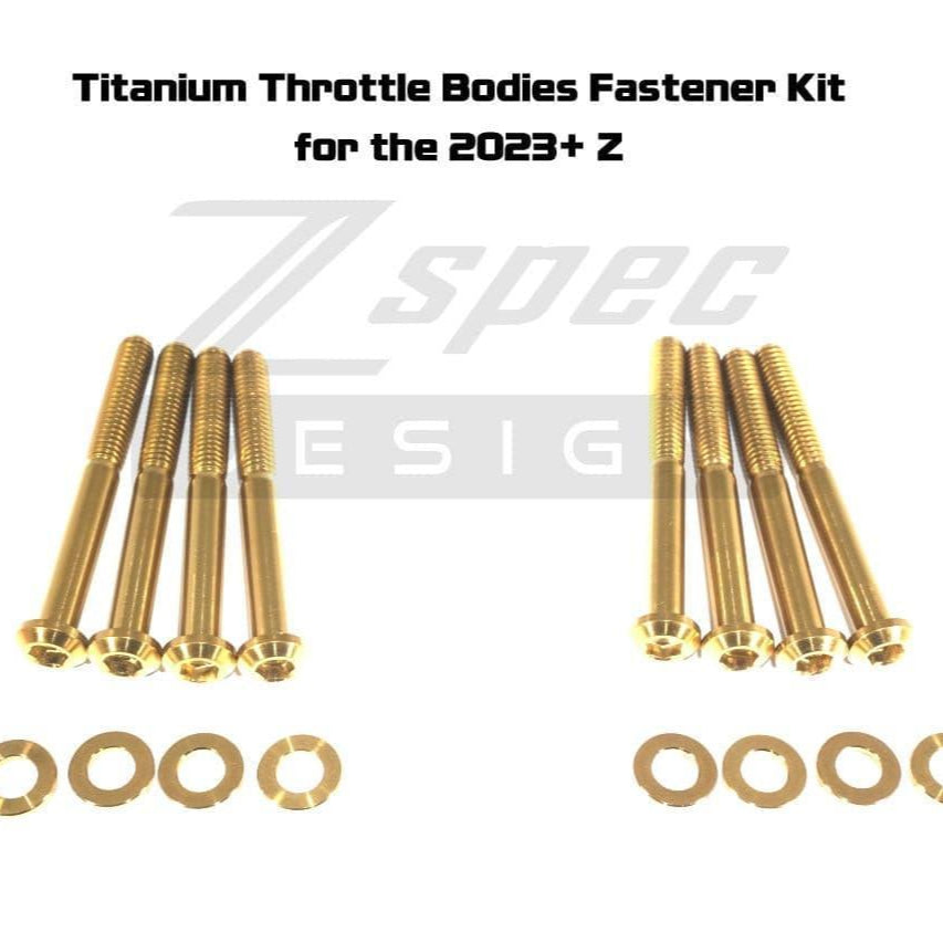 ZSPEC Throttle Bodies Fastener Kit for '23+ Nissan Z RZ34, Grade-5 Titanium - Howling Moto