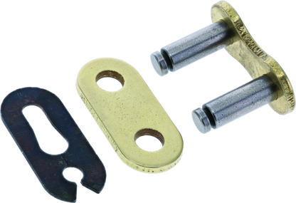 ProTaper 520MX1 Gold Series Master Link from Bill's Exhausts, showcasing the durable metal link with gold finish for motorcycle chains.