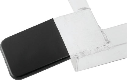 QuadBoss Quadlite Ramp Vinyl Tip, a durable and lightweight accessory for powersports ramps, shown attached to the ramp.