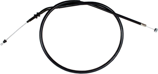 Motion Pro black vinyl clutch cable with chrome fittings and wound housing for motorcycles, part 02-0382.