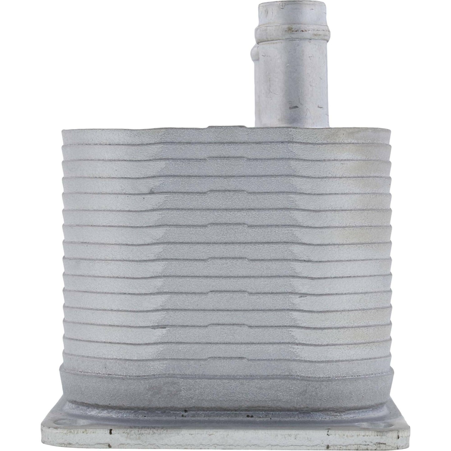 ALL BALLS Oil Cooler Pol 24-3002 OEM replacement for Polaris engines, shown with metal fins and mounting connections.