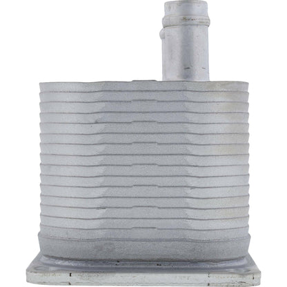 ALL BALLS Oil Cooler Pol 24-3002 OEM replacement for Polaris engines, shown with metal fins and mounting connections.