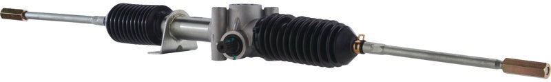 QuadBoss steering rack assembly for Polaris RZR XP 1000 and 4 1000, durable off-road UTV steering part with part #411989.