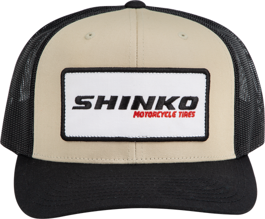 SHINKO, Shinko Snapback Hat Black and Natural - Durable Cotton Cap with Adjustable Fit