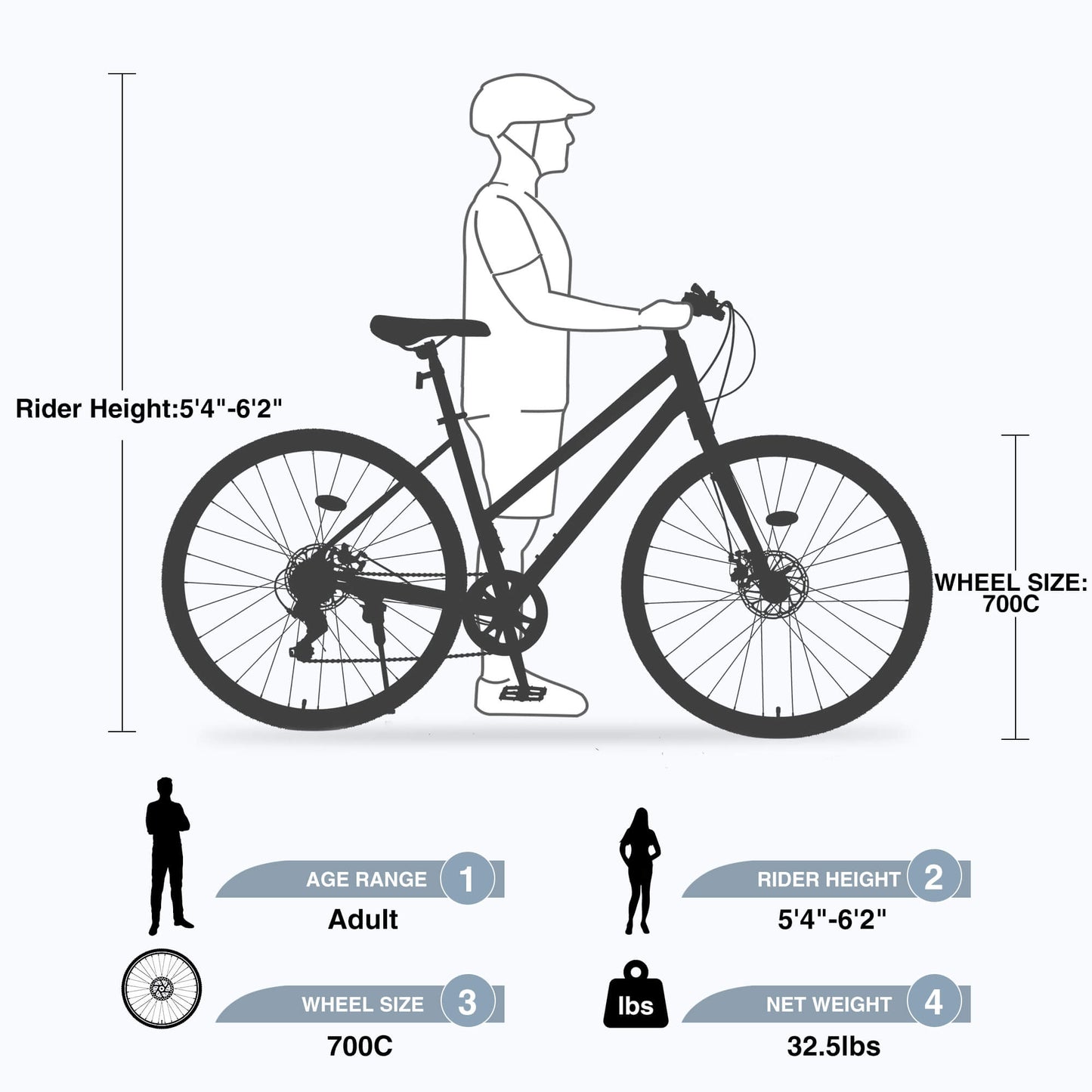 Hycline Zukka Slash 700x32C bicycle tire with tread pattern, mounted on a bicycle wheel, suitable for road or hybrid bikes.