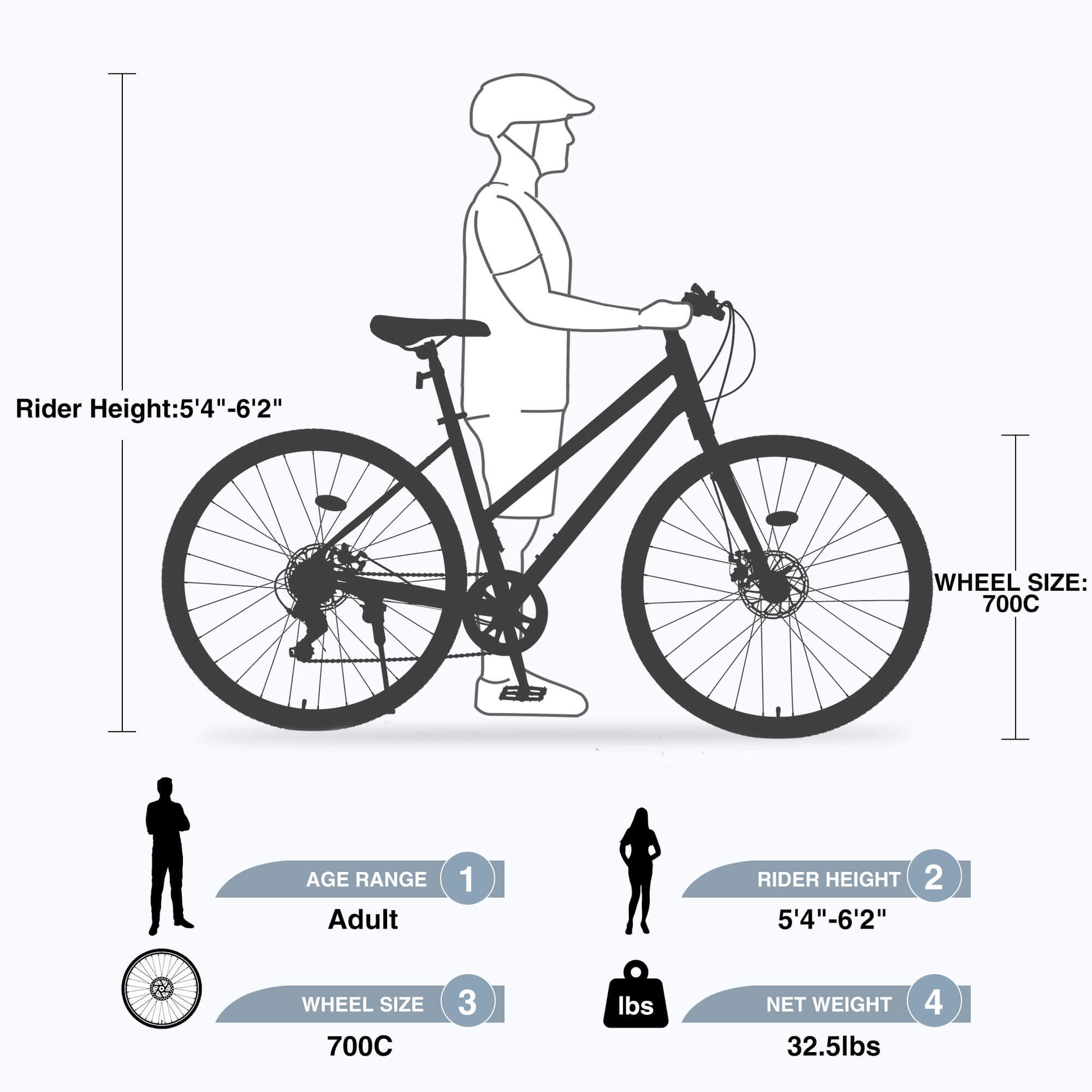 Hycline Zukka Slash 700x32C bicycle tire with tread pattern, mounted on a bicycle wheel, suitable for road or hybrid bikes.