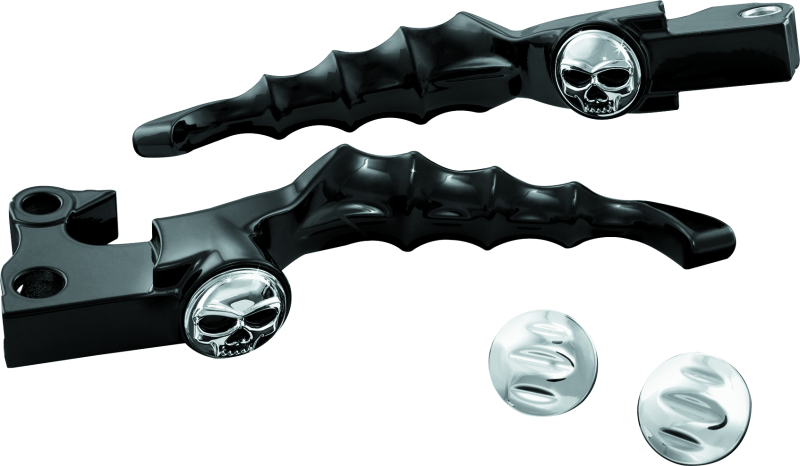 Kuryakyn, Kuryakyn Zombie Levers 2008-2009 Harley-Davidson Touring Models Gloss Black – Part #1091