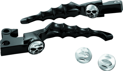 Kuryakyn, Kuryakyn Zombie Levers 2008-2009 Harley-Davidson Touring Models Gloss Black – Part #1091