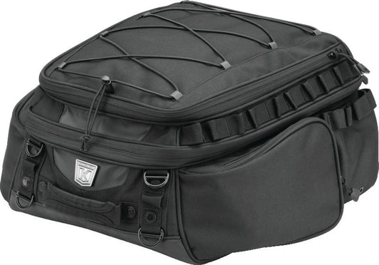 Kuryakyn Momentum Roamer Bag motorcycle tail bag made of durable 1200 Denier textile with weather-resistant features.