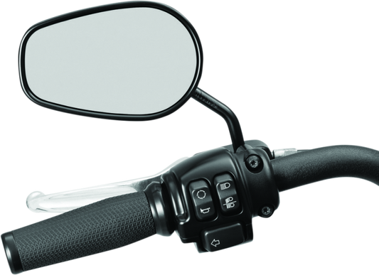Black Kuryakyn 3-inch mirror stem extender for powersports motorcycles, designed to improve mirror positioning and visibility.