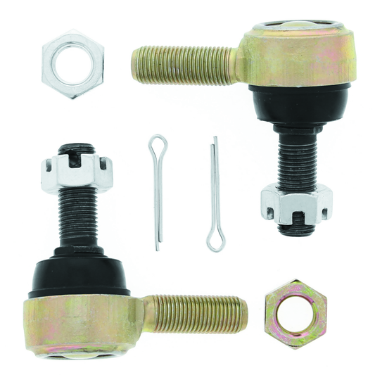 QuadBoss replacement tie rod ends for Arctic Cat Wildcat 1000 GT, showing metal joints and steering components.