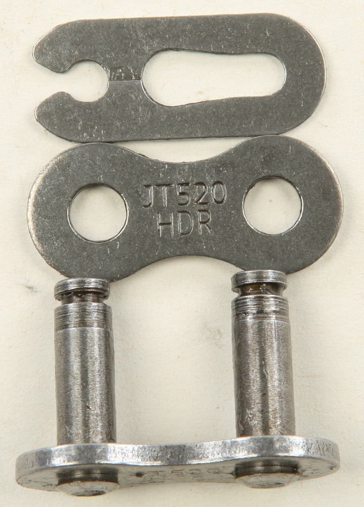 Heavy-duty JT Master Link HDR Clip 420 chain connector, durable metal construction for secure heavy-duty chain connections.