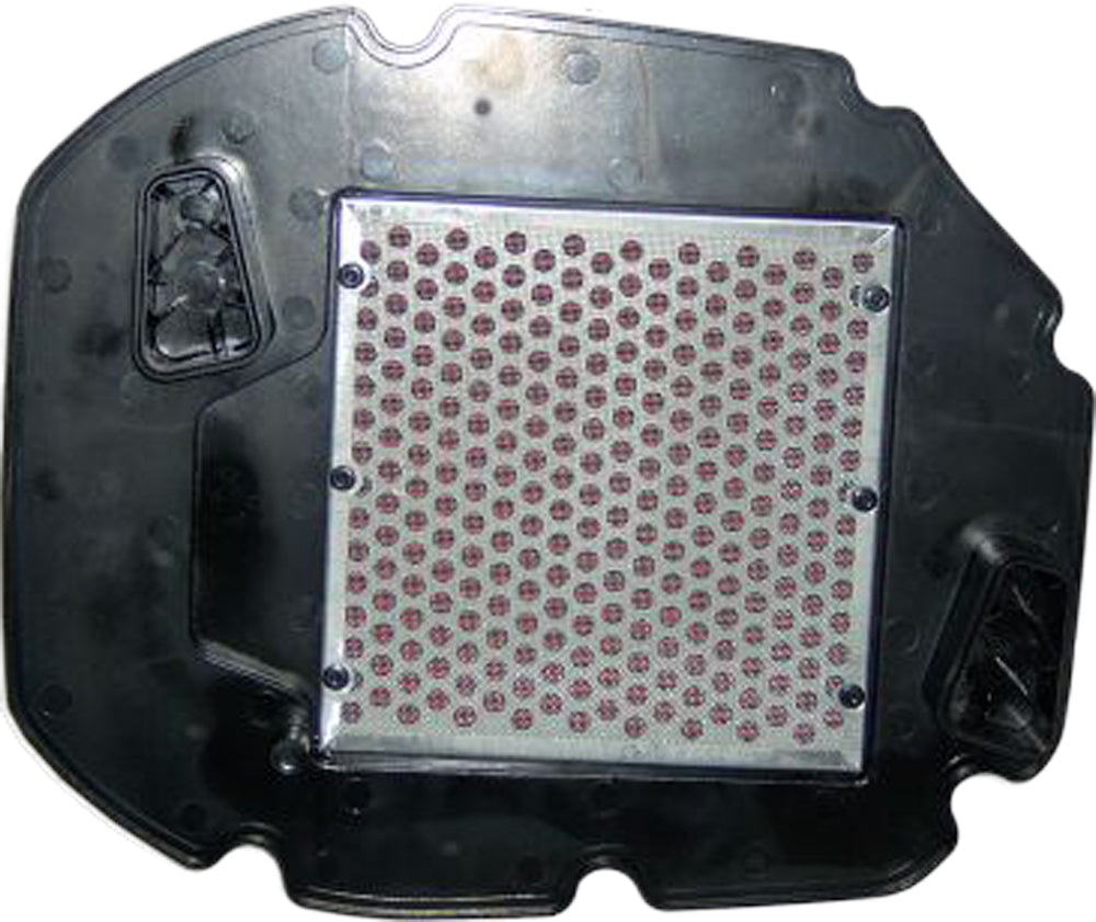 HIFLOFILTRO HFA1909 air filter for high-performance engines, showing a clean, pleated filter element in a close-up view.