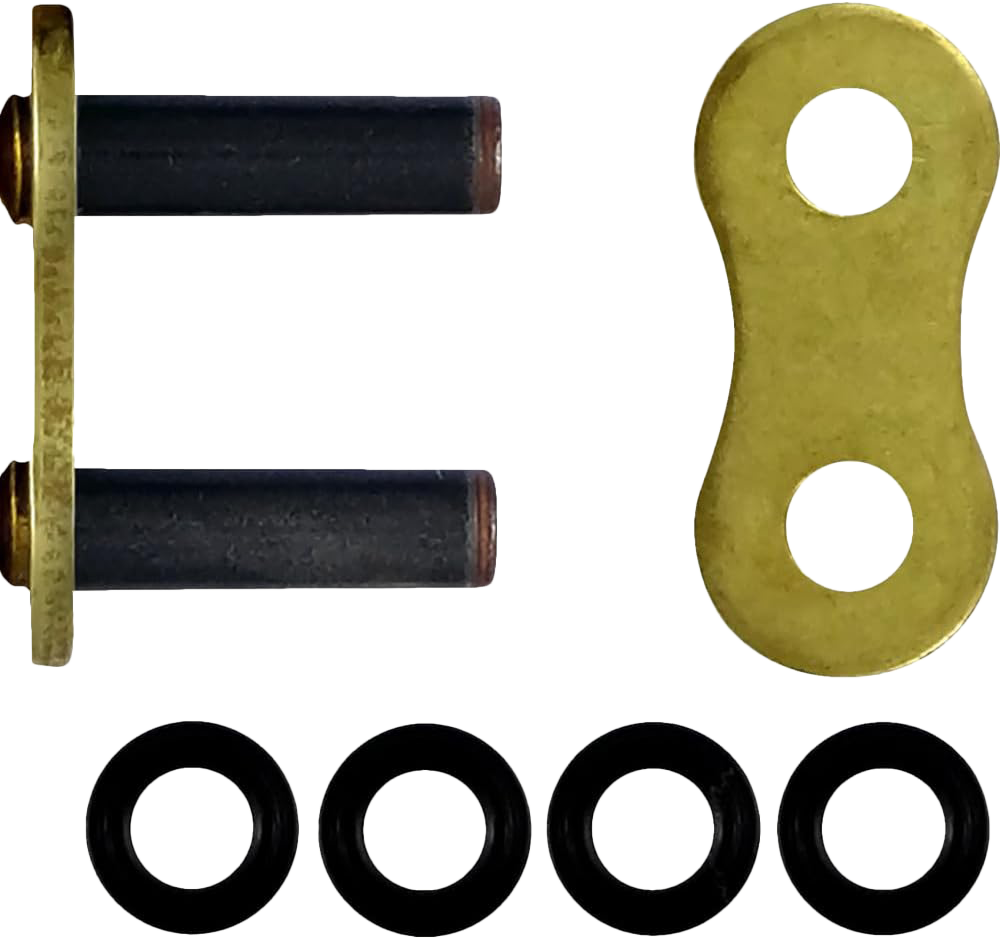 RK EXCEL, RK Excel GB525XRE Drive Chain with Gold Rivet Masterlink for 1000cc Street & Off-road Motorcycles