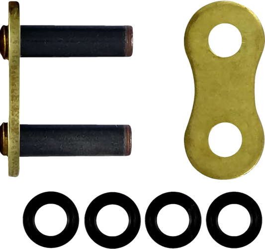 RK EXCEL, RK Excel GB525XRE Drive Chain with Gold Rivet Masterlink for 1000cc Street & Off-road Motorcycles
