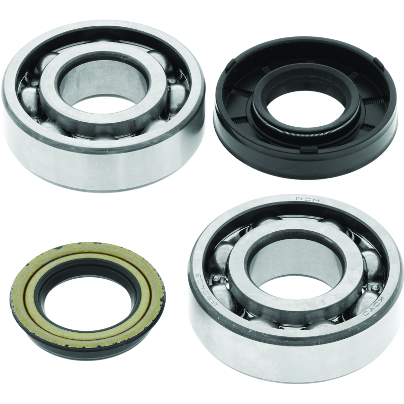 QuadBoss crankshaft bearing and seal kit for Polaris Predator 50 2001-2006, includes precision replacement parts for engine maintenance.