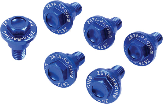 ZETA, ZETA ZE88-9406 Fork Guard Bolt for Yamaha – Blue