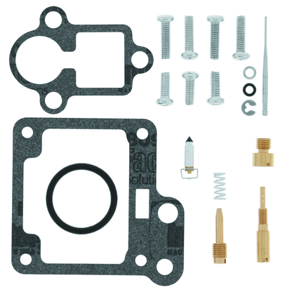 QuadBoss Yamaha YFM50R Raptor carburetor kit with repair components, including detailed parts for 2004-2008 models