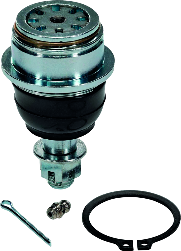 QuadBoss heavy-duty lower ball joint kit for Yamaha Wolverine RMAX2, showing the durable metal joints and installation components.